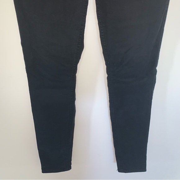 74AM B(air) The High Waist Skinny Black Jegging Jean Lyocell Blend 29 - Picture 7 of 9